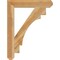Ekena Millwork Merced Craftsman Rough Sawn Bracket, Western Red Cedar, 4"W x 26"D x 34"H BKT04X26X34MRC04RWR - alternate 2
